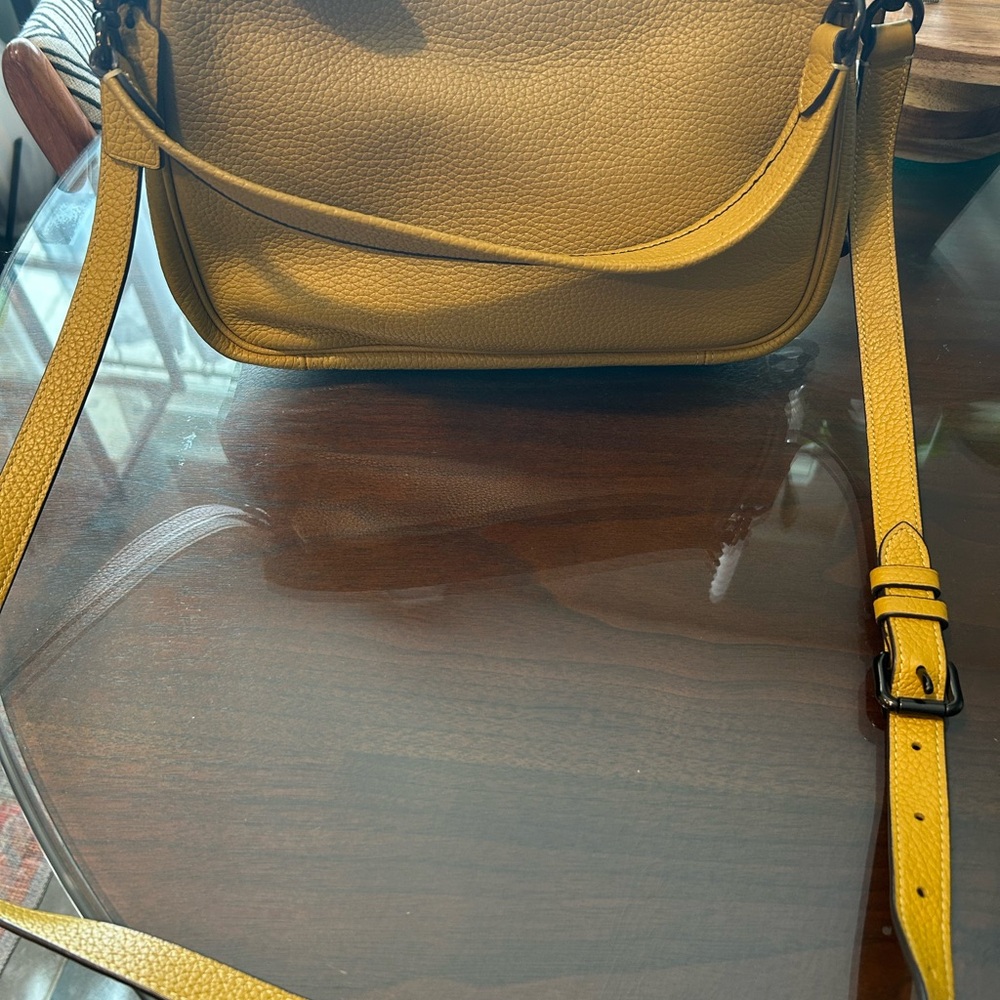 Coach Yellow Crossbody Bag